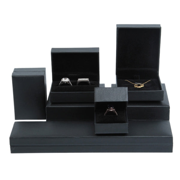 Customized, Right-angle Filled Leather Paper Jewelry Packaging Box, Ring Pendant Necklace Storage Box, Necklace Display Jewelry Box.