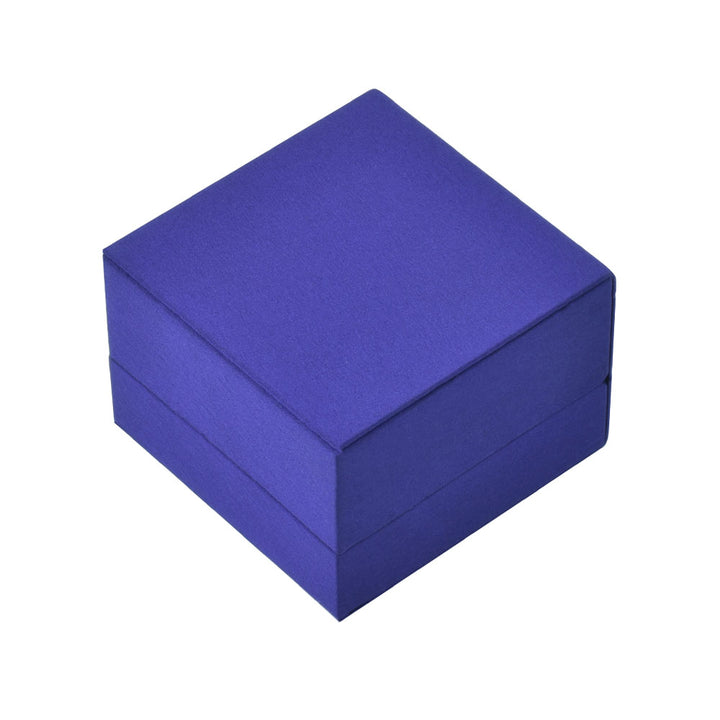 Elegant Square Shaped Blue Color Jewelry Package Boxes For Wedding