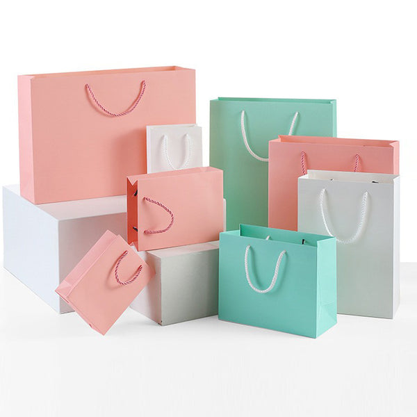 Multi Color Inventory Single Color Printed Matte Paper Bag