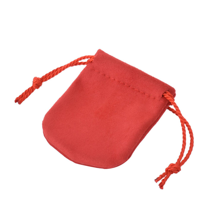 High-End Elegant Soft Touch Multi Colors Jewelry Package Velvet Pouch With Ribbon