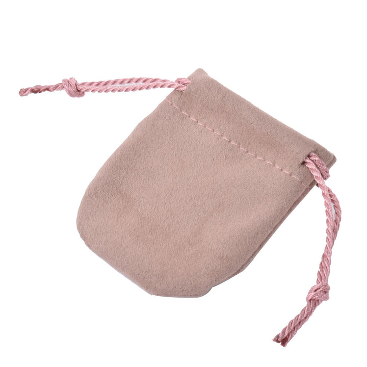 High-End Elegant Soft Touch Multi Colors Jewelry Package Velvet Pouch With Ribbon