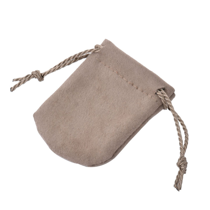 High-End Elegant Soft Touch Multi Colors Jewelry Package Velvet Pouch With Ribbon