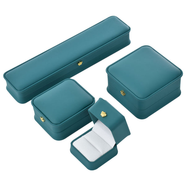 Multi Colors Elegant Waist Collection PU Jewelry Box With Button