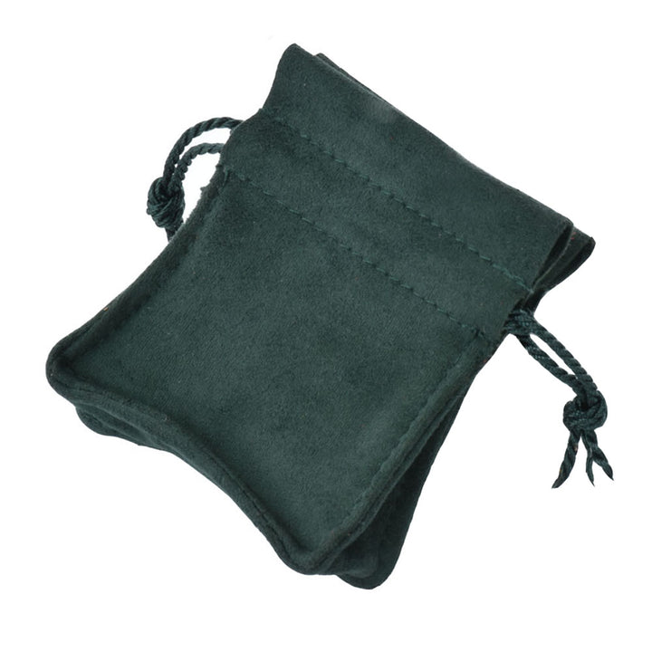 New Design Multi Colors Microfiber Material With Ribbon Jewelry Package Pouches