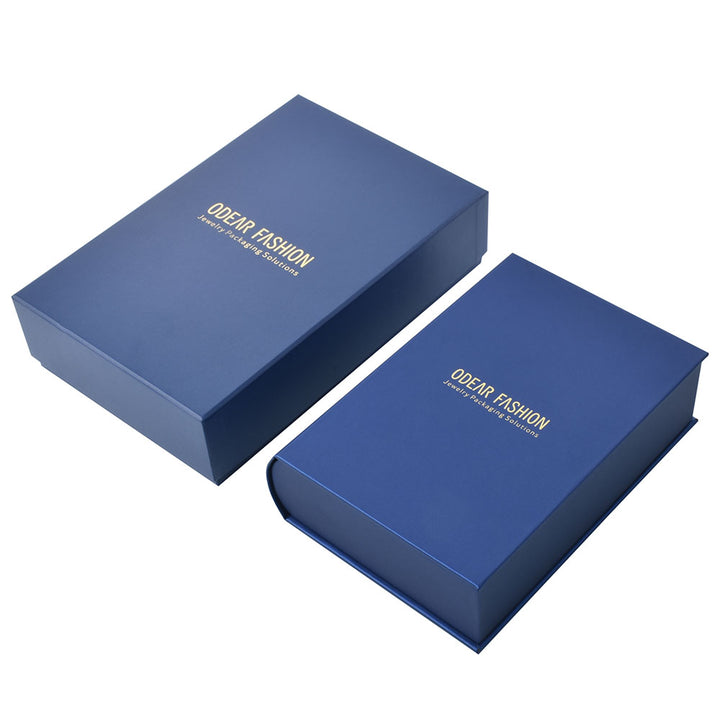 Luxury Elegant Book Shaped Jewelry Package Video Box Jewelry Box For Wedding