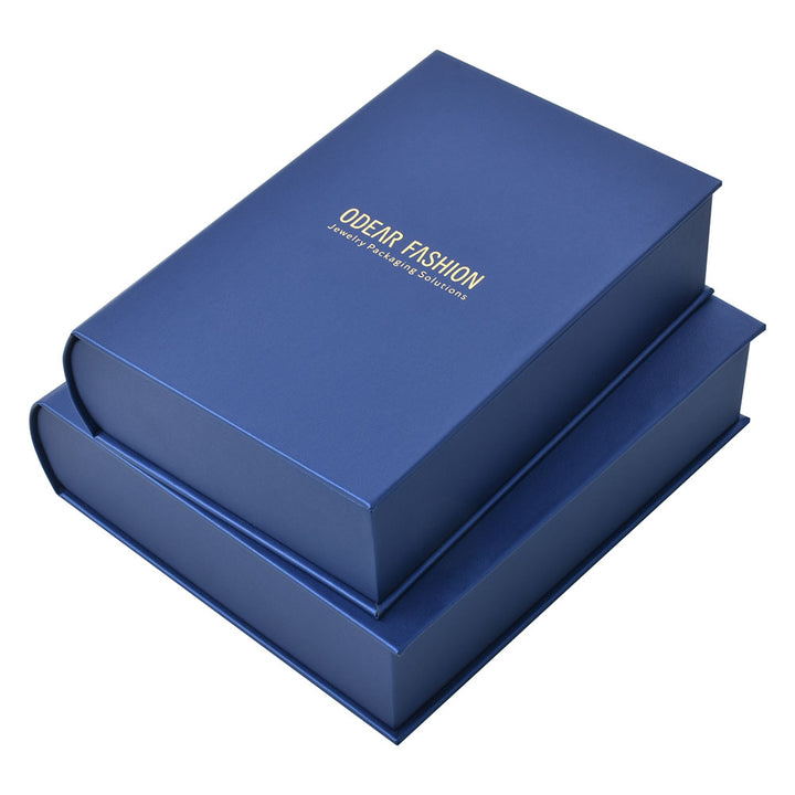Luxury Elegant Book Shaped Jewelry Package Video Box Jewelry Box For Wedding