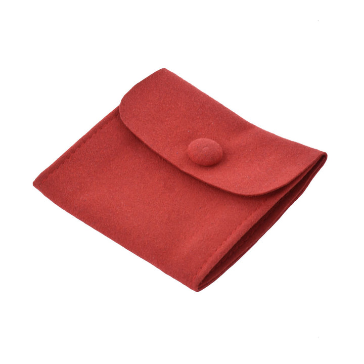 New Design Luxury Multi Colors Jewelry Package Microfiber Pouch With Button