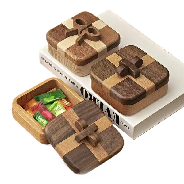 Wooden Desktop Storage Box Mother's Day Gift Packaging Box Earrings Ring Jewelry Box Jewelry Jewelry Box Candy Box