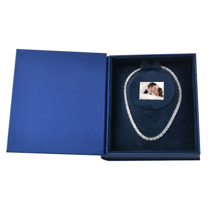 High-End New Design Book Shaped Jewelry Package Video Box Necklace Box For Wedding