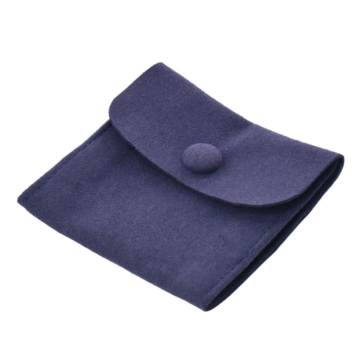 New Design Luxury Multi Colors Jewelry Package Microfiber Pouch With Button
