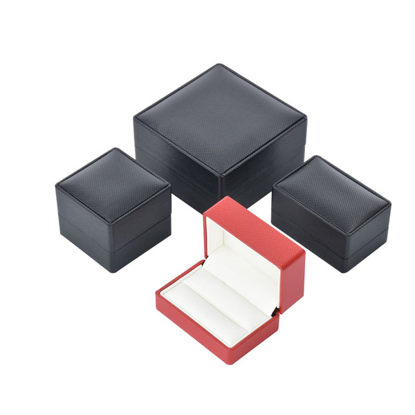 Square-Shaped Multi Color Jewelry Package Leatherette Box For Wedding Gift Box