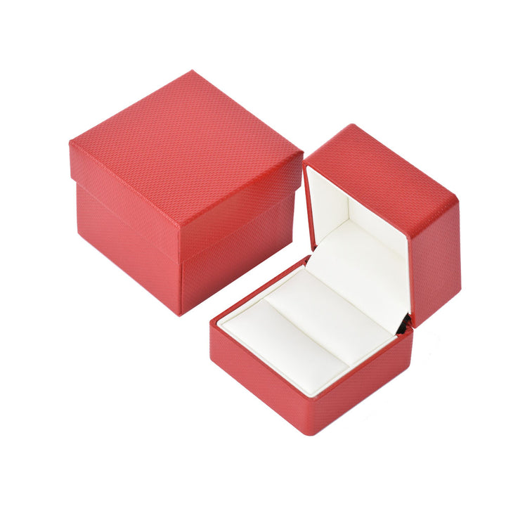 Square-Shaped Multi Color Jewelry Package Leatherette Box For Wedding Gift Box