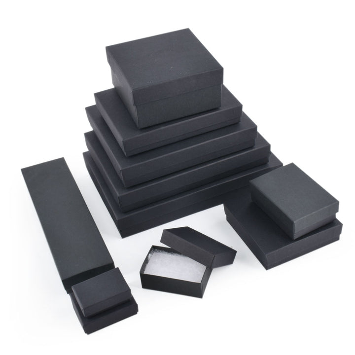 Popular Seal Black Cotton Filled Cardboard Box For Personal