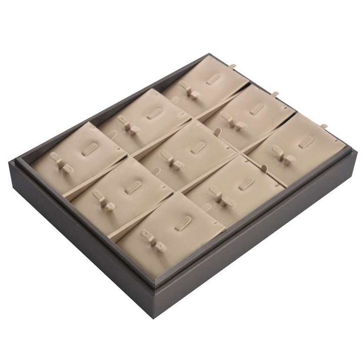 New Design Multi Color PU Trays Jewelry Set Trays For Display Sale