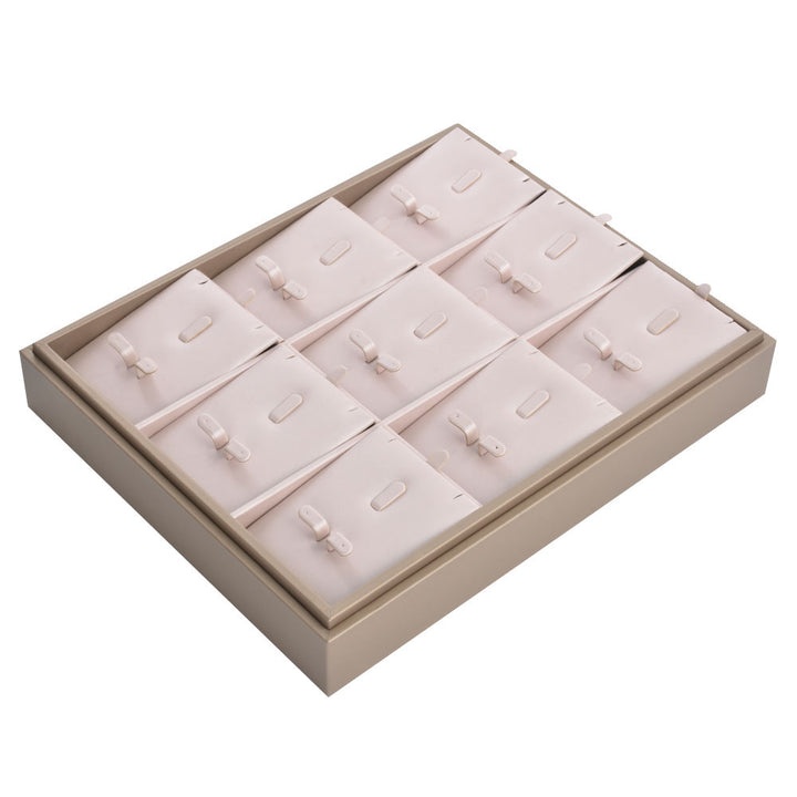 New Design Multi Color PU Trays Jewelry Set Trays For Display Sale