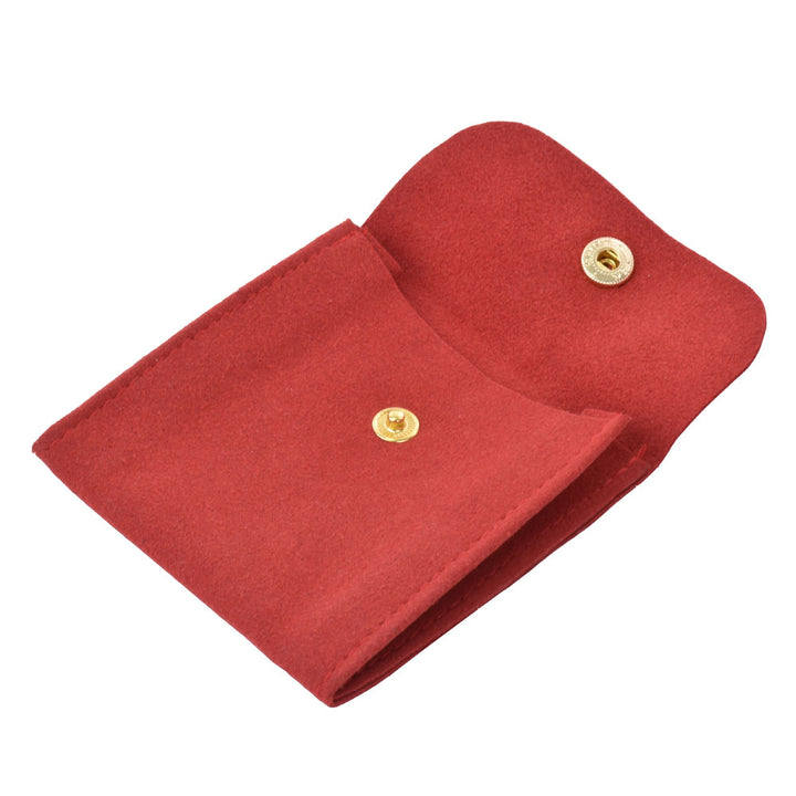 New Design Luxury Multi Colors Jewelry Package Microfiber Pouch With Button