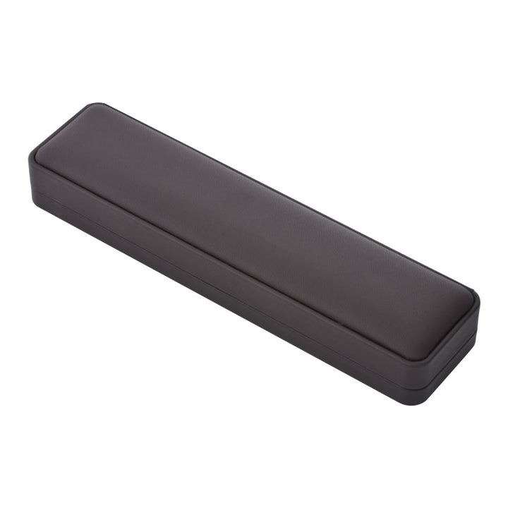 High-End Elegant Black Round Corner PU Materials Jewelry Package Boxes For Wedding