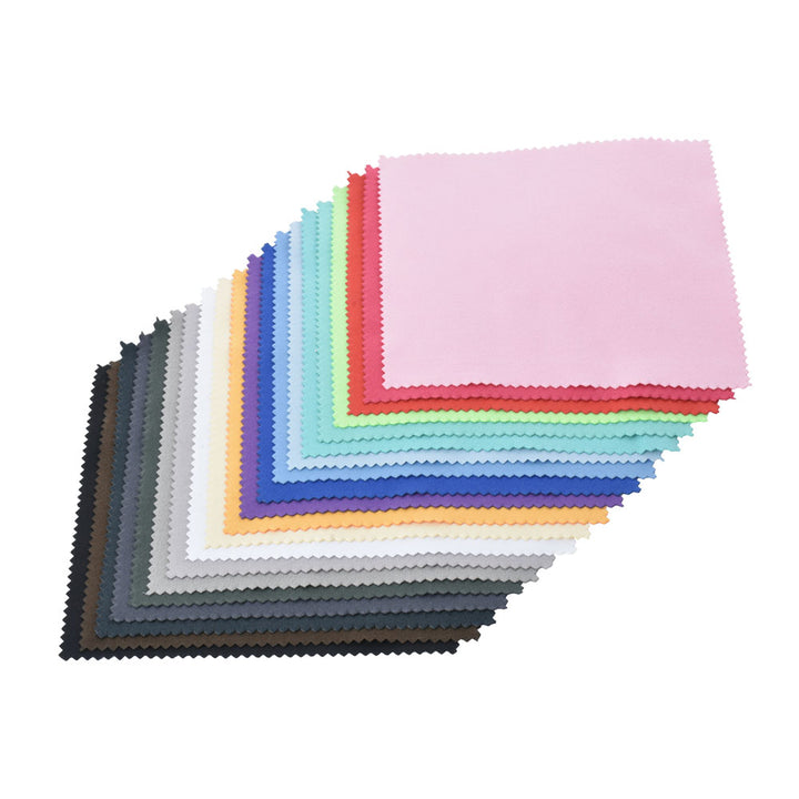 Square Shaped Multi Colors Elegant Soft Velvet Materials Jewelry Clean Cloth