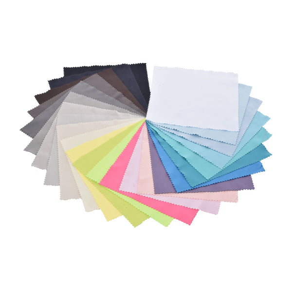 Multi Colors Square Shaped Elegant Velvet Materials Soft Cleaner Cloths For Jewelrys Clean