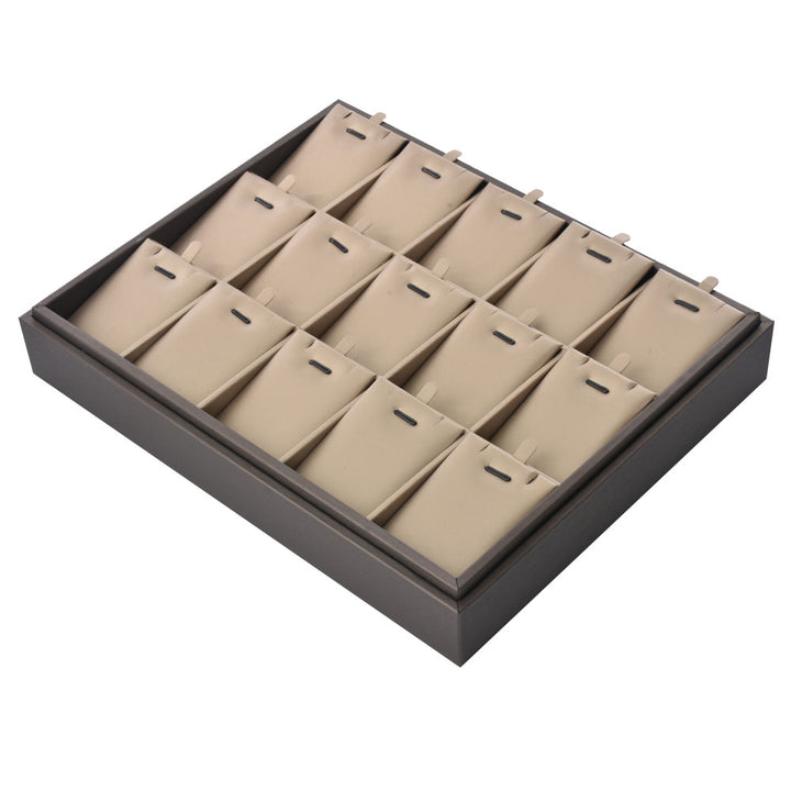 Square Shaped Multi Color Earring Pendant Jewelry Trays For Display