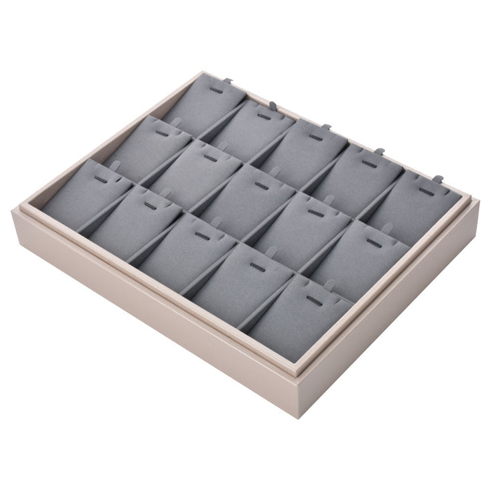 Square Shaped Multi Color Earring Pendant Jewelry Trays For Display