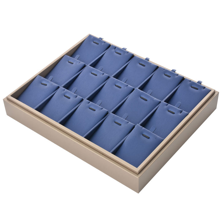 Square Shaped Multi Color Earring Pendant Jewelry Trays For Display
