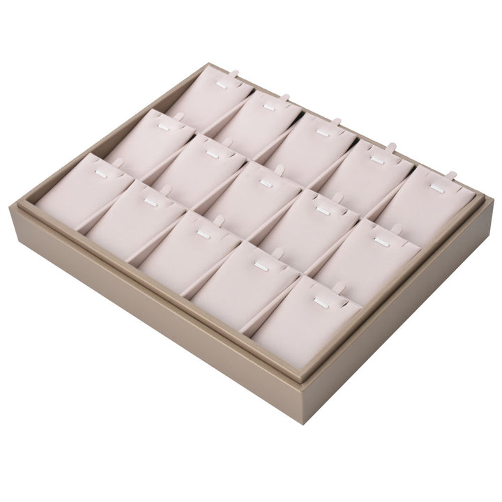 Square Shaped Multi Color Earring Pendant Jewelry Trays For Display