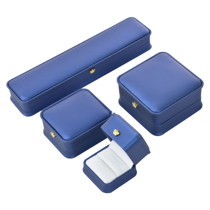 Multi Colors Elegant Waist Collection PU Jewelry Box With Button