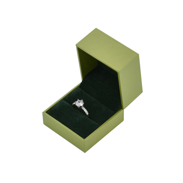Elegant Luxury Green Color Jewelry Package Box Set With Multi Color GPaper Bag