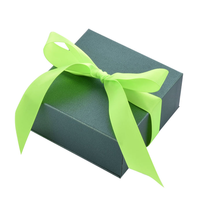Elegant Luxury Green Color Jewelry Package Box Set With Multi Color GPaper Bag