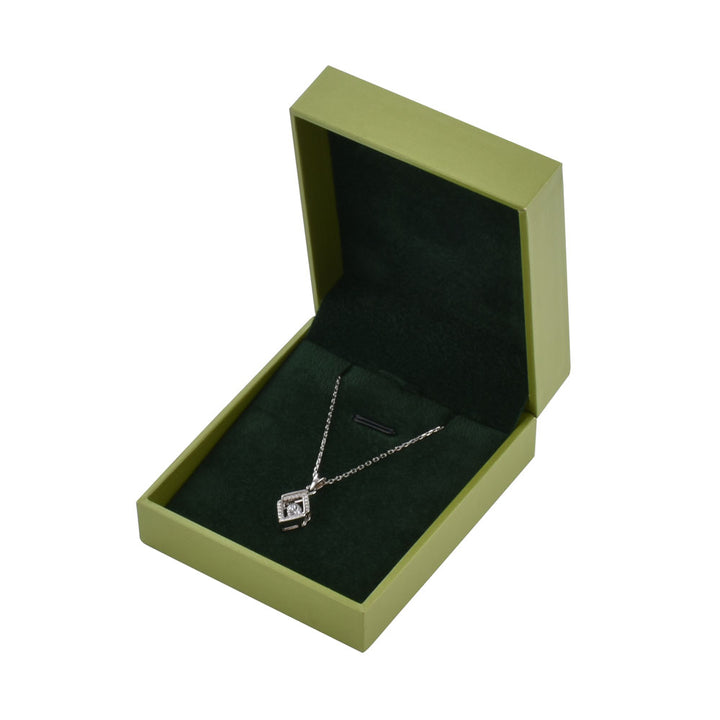 Elegant Luxury Green Color Jewelry Package Box Set With Multi Color GPaper Bag
