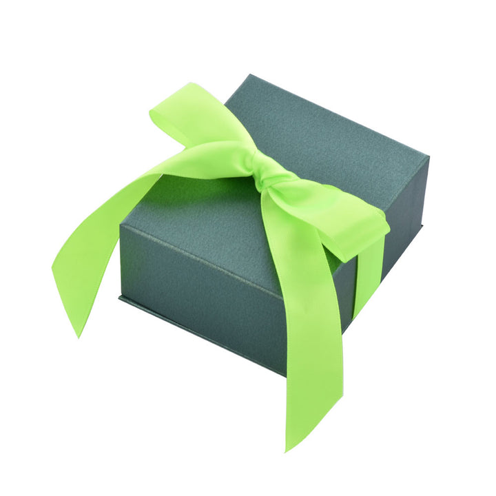 Elegant Luxury Green Color Jewelry Package Box Set With Multi Color GPaper Bag