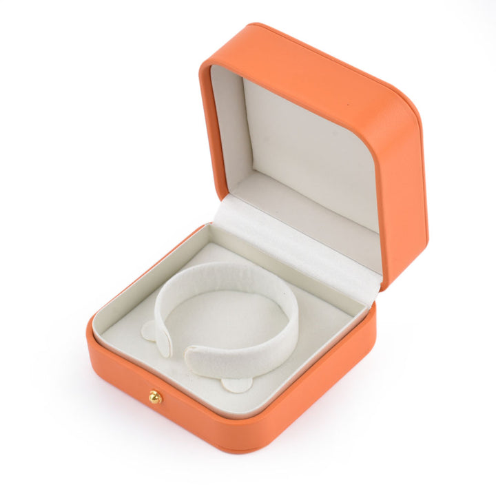 Luxury Rounded Corners Multi Color PU Leather Packaging Boxes For ...