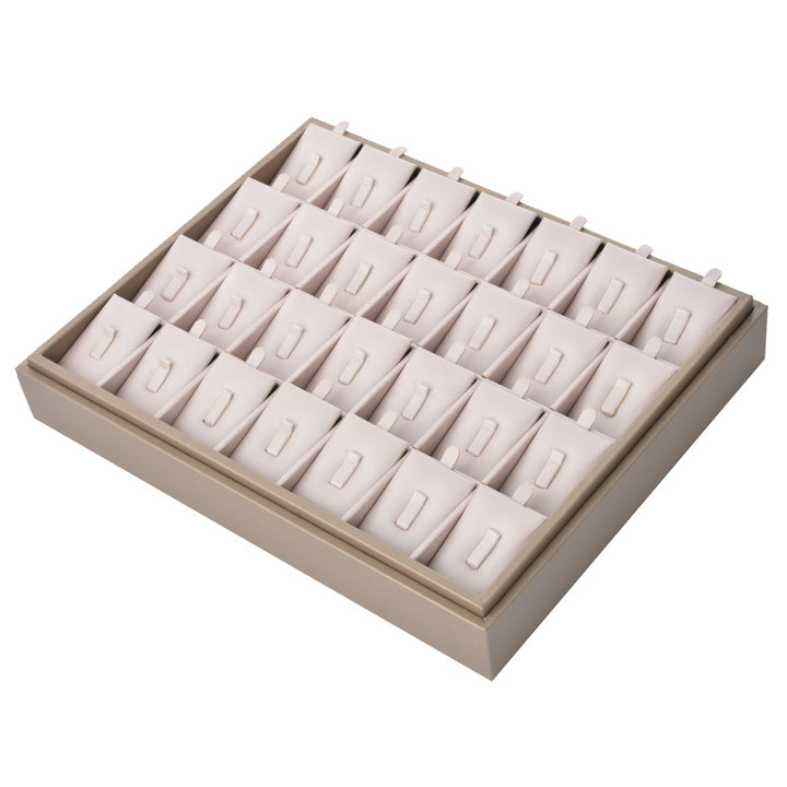 Best Selling Soft PU Materials Ring Hoop Trays For Jewelrys Display