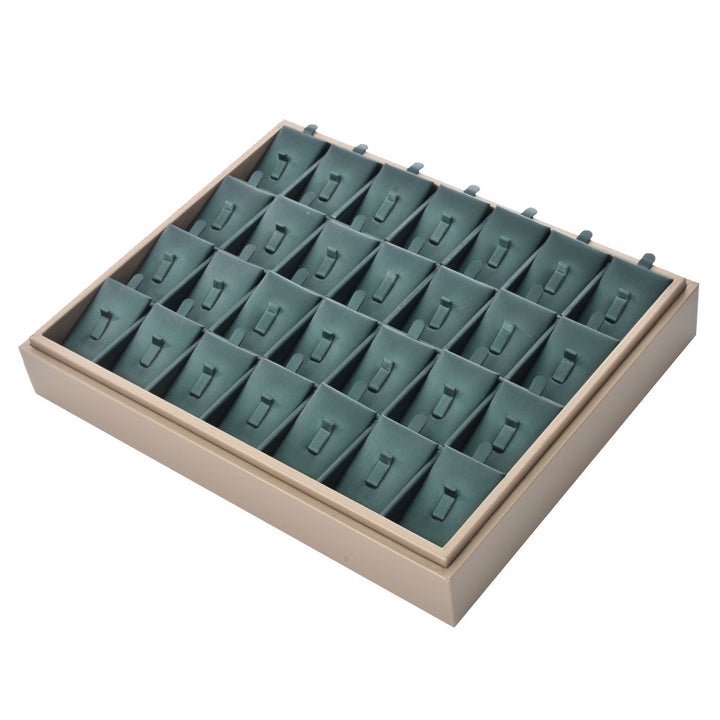 Best Selling Soft PU Materials Ring Hoop Trays For Jewelrys Display