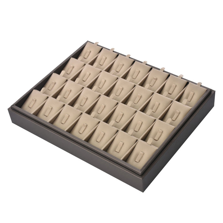 Best Selling Soft PU Materials Ring Hoop Trays For Jewelrys Display