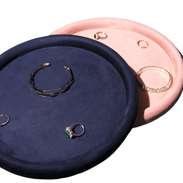 Vassoio portagioie Ins Velvet Ring Necklace Jewelry Display Vassoio portagioie Ornamento 