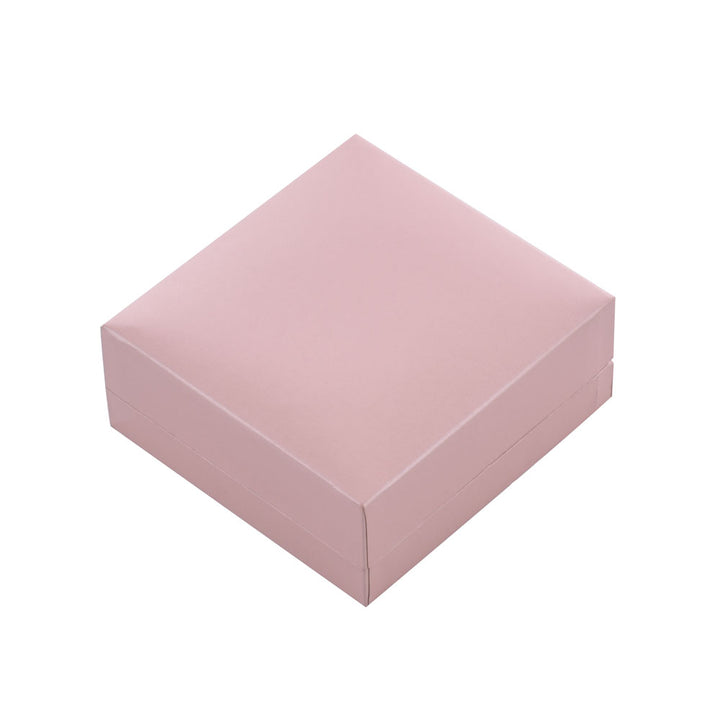 Romantic Luxury Pink Color Jewelry Package Box Set With Paper Bag
