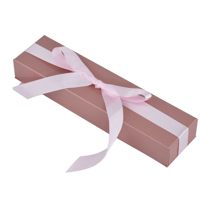 Romantic Luxury Pink Color Jewelry Package Box Set With Paper Bag