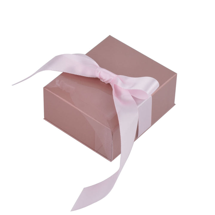 Romantic Luxury Pink Color Jewelry Package Box Set With Paper Bag