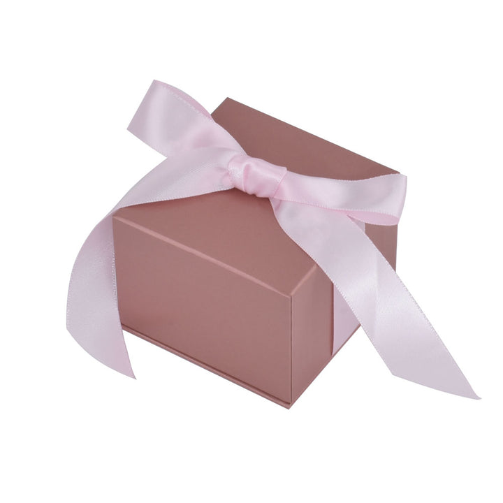Romantic Luxury Pink Color Jewelry Package Box Set With Paper Bag