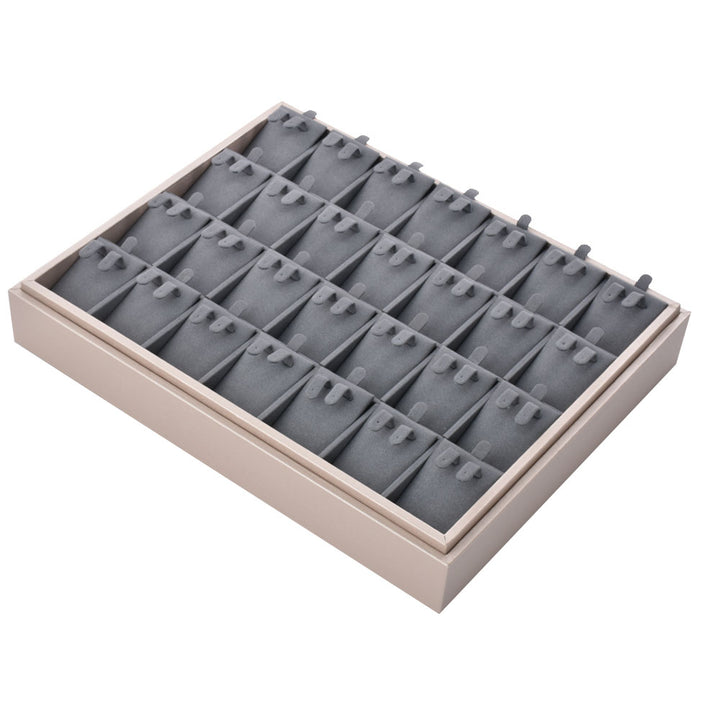 Multi Color Best Selling PU Earring Jewelry Trays For Display Personal