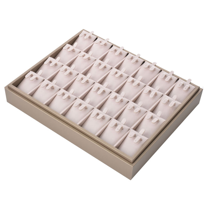 Multi Color Best Selling PU Earring Jewelry Trays For Display Personal