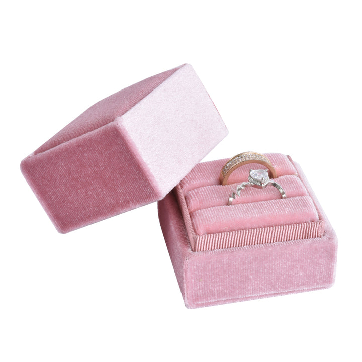 velvet wedding ring box