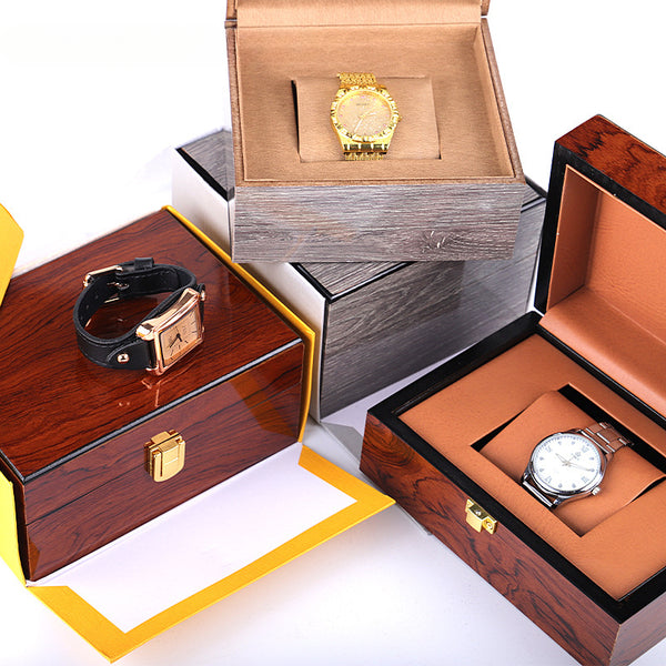 Lacquered Wooden Watch Box, High-end Watch Packaging Box, Boutique Watch Box, Jewelry Box Wholesale