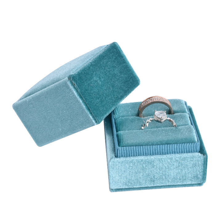 small velvet jewelry box