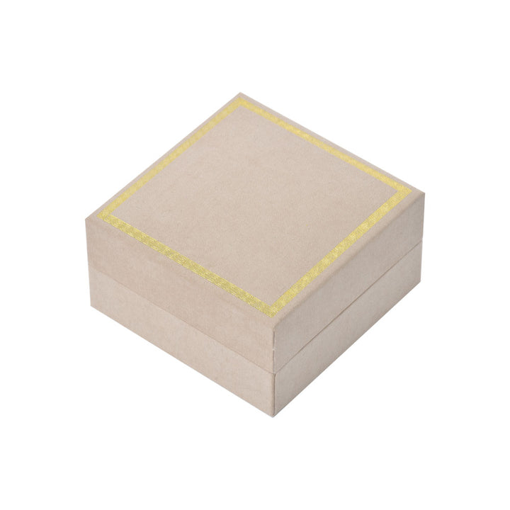 High-End Luxury Jewelry Package Boxes With Gold Trim For Wedding