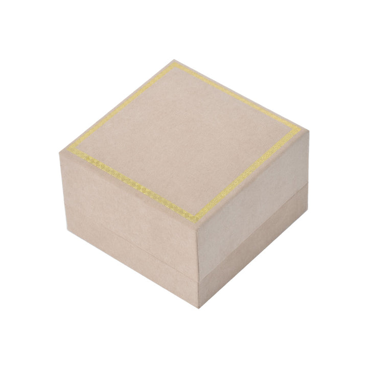 High-End Luxury Jewelry Package Boxes With Gold Trim For Wedding