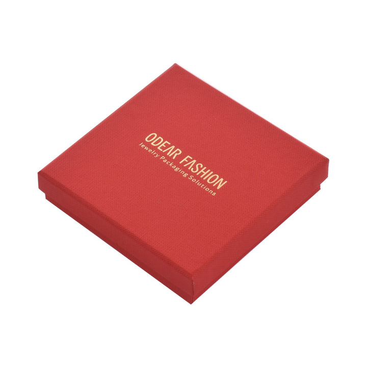 Multi Color Elegant Jewelry Package Cardboard Box With Pouch