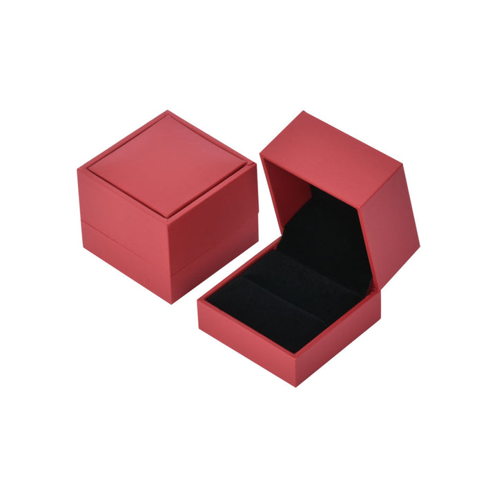 Red Multi Size Luxury Leatherette Jewelry Box For Wedding Gift Box